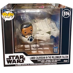 Funko New Arrivals Star Wars - Lando Calrissian In The Millennium Falcon SWC 2022 Exclusive Pop! Rides Vinyl Figure
