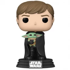 Funko Star Wars The Mandalorian - Luke Skywalker With Grogu Pop! Vinyl Figure