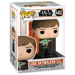 Funko Star Wars The Mandalorian - Luke Skywalker With Grogu Pop! Vinyl Figure