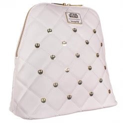 Loungefly Star Wars - White With Gold Rebel Hardware 11” Faux Leather Mini Backpack New Arrivals