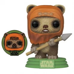 Funko New Arrivals Star Wars Across The Galaxy – Wicket W. Warrick (Endor) US Exclusive Pop! Vinyl Figure With Enamel Pin