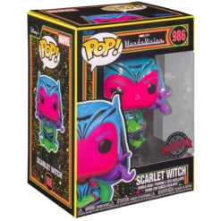 Funko WandaVision - Scarlet Witch With Darkhold Book Blacklight US Exclusive Pop! Vinyl Figure