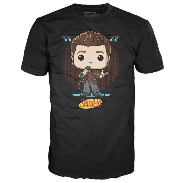 Funko New Arrivals Seinfeld - Jerry Live From NY Pop! Tees Unisex T-Shirt 1 Funko New Arrivals Seinfeld - Jerry Live From NY Pop! Tees Unisex T-Shirt