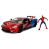 Jada Toys Action Figures Spider-Man - 2017 Ford GT 1:24 Scale Die-Cast Car Replica With Spider-Man Figure
