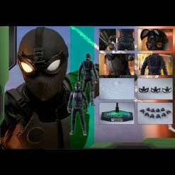 Hot Toys Spider-Man Far From Home - Spider-Man Stealth Suit 1:6 Scale Action Figure 11 Hot Toys Spider-Man Far From Home - Spider-Man Stealth Suit 1:6 Scale Action Figure