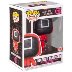 Funko Squid Game - Masked Manager (Square) US Exclusive Pop! Vinyl Figure