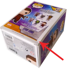 Funko Guardians Of The Galaxy - Star-Lord (Unmasked) US Exclusive Pop! Vinyl Figure