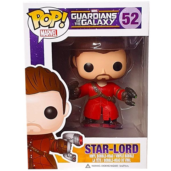 Funko Guardians Of The Galaxy - Star-Lord (Unmasked) US Exclusive Pop! Vinyl Figure 1 Funko Guardians Of The Galaxy - Star-Lord (Unmasked) US Exclusive Pop! Vinyl Figure
