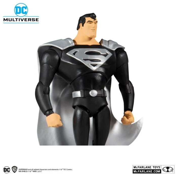 McFarlane Toys New Arrivals Superman: The Animated Series - Superman Black Suit Variant DC Multiverse 7” Action Figure 2 McFarlane Toys New Arrivals Superman: The Animated Series - Superman Black Suit Variant DC Multiverse 7” Action Figure