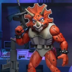 NECA Teenage Mutant Ninja Turtles (1987) - Triceraton Infantryman & Roadkill Rodney 7” Action Figure 2-Pack New Arrivals