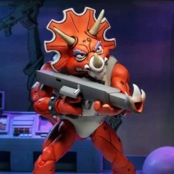 NECA Teenage Mutant Ninja Turtles (1987) - Triceraton Infantryman & Roadkill Rodney 7” Action Figure 2-Pack New Arrivals