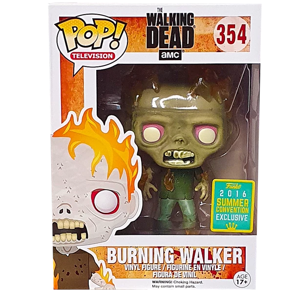 Funko The Walking Dead - Burning Walker SDCC 2016 Exclusive Pop! Vinyl Figure Pop! Vinyl Figures 1 Funko The Walking Dead - Burning Walker SDCC 2016 Exclusive Pop! Vinyl Figure Pop! Vinyl Figures