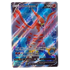 The Pokemon Company Rares & Uncommons POKÉMON TCG - Talonflame V Full Art Ultra Rare - 168/185