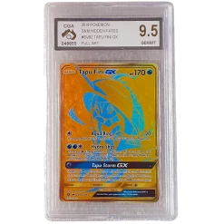The Pokemon Company Rares & Uncommons POKÉMON TCG - Tapu Fini GX Gold Secret Rare - SV92/SV94 - CGA Graded 9.5