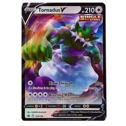 The Pokemon Company POKÉMON TCG - Tornadus V Ultra Rare - 124/198 Rares & Uncommons