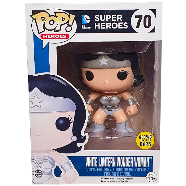 Funko Pop! Vinyl Figures DC Super Heroes - White Lantern Wonder Woman Glow US Exclusive Pop! Vinyl Figure 1 Funko Pop! Vinyl Figures DC Super Heroes - White Lantern Wonder Woman Glow US Exclusive Pop! Vinyl Figure