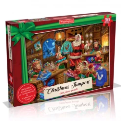 Winning Moves Waddingtons - Jigsaw Puzzle 1000 Pieces Christmas Jumpers Games, Puzzles & Books
