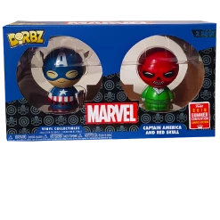 Funko Marvel - Captain America & Red Skull SDCC 2018 Exclusive Dorbz 2-Pack Pop! Vinyl Figures